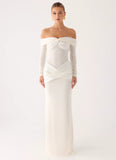 Never Really Over Maxi Dress White