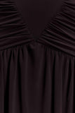 Emory Jersey Cape Maxi Dress Chocolate