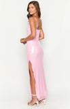 Honey Pink Sequin Maxi Dress