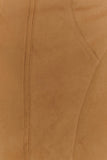 Andy Faux Suede Mini Dress Camel