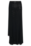 Arna Mesh Maxi Skirt Black