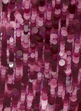 Malayah Sequin Mini Skort Plum