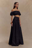 Autumn Maxi Skirt Black