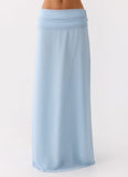 Natalya Maxi Skirt Pale Blue