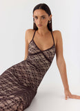 Amelia Midi Dress Chocolate