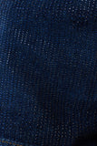 Dan Diamante Denim Shorts Midnight Blue