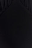 Mierah Halter Midi Dress Black
