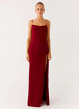 Alouette Maxi Dress Burgundy