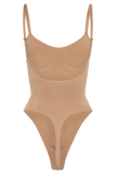 Alyssa Backless Shapewear Bodysuit Latte