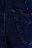 Beatrix High Rise Denim Jeans Indigo Blue