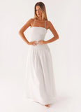 Zahra Maxi Dress White