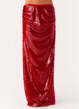 Amosa Maxi Skirt Fuchsia