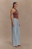 Mariposa Slinky Halter Top Chocolate
