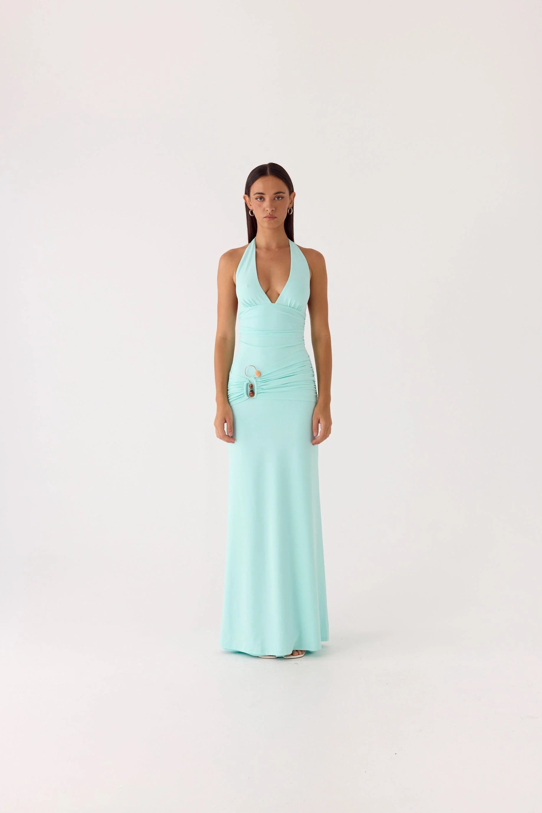Rhia Halter Maxi Dress Mint