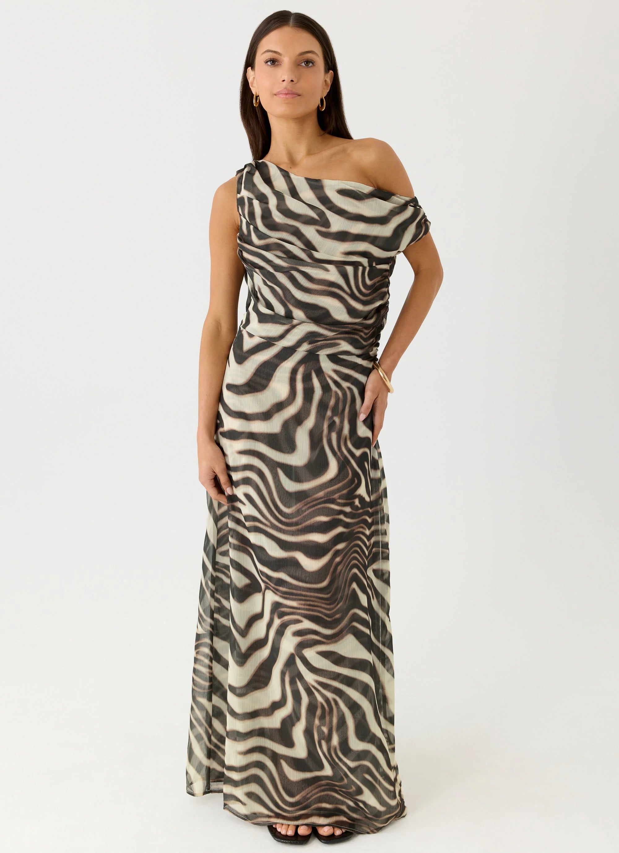 Mernas Maxi Dress Zebra