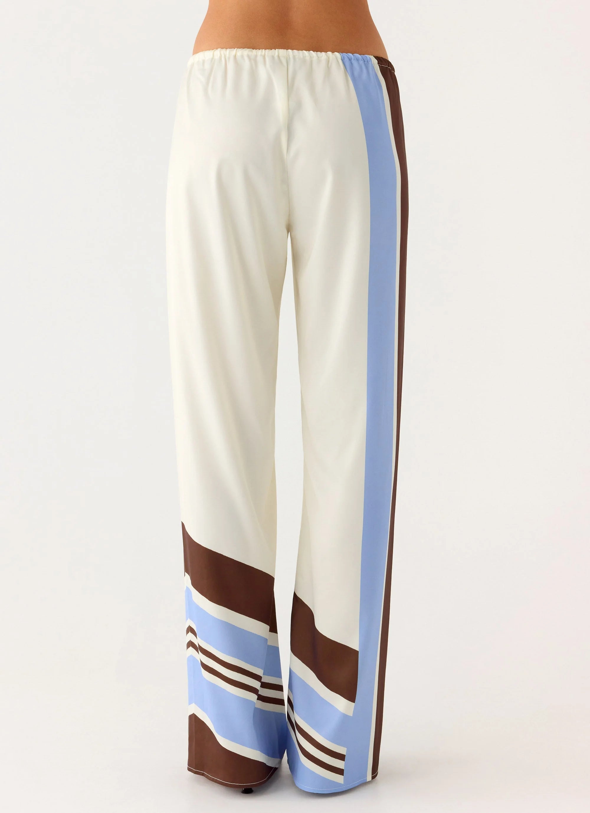Deacon Low Rise Pants Purple Stripe
