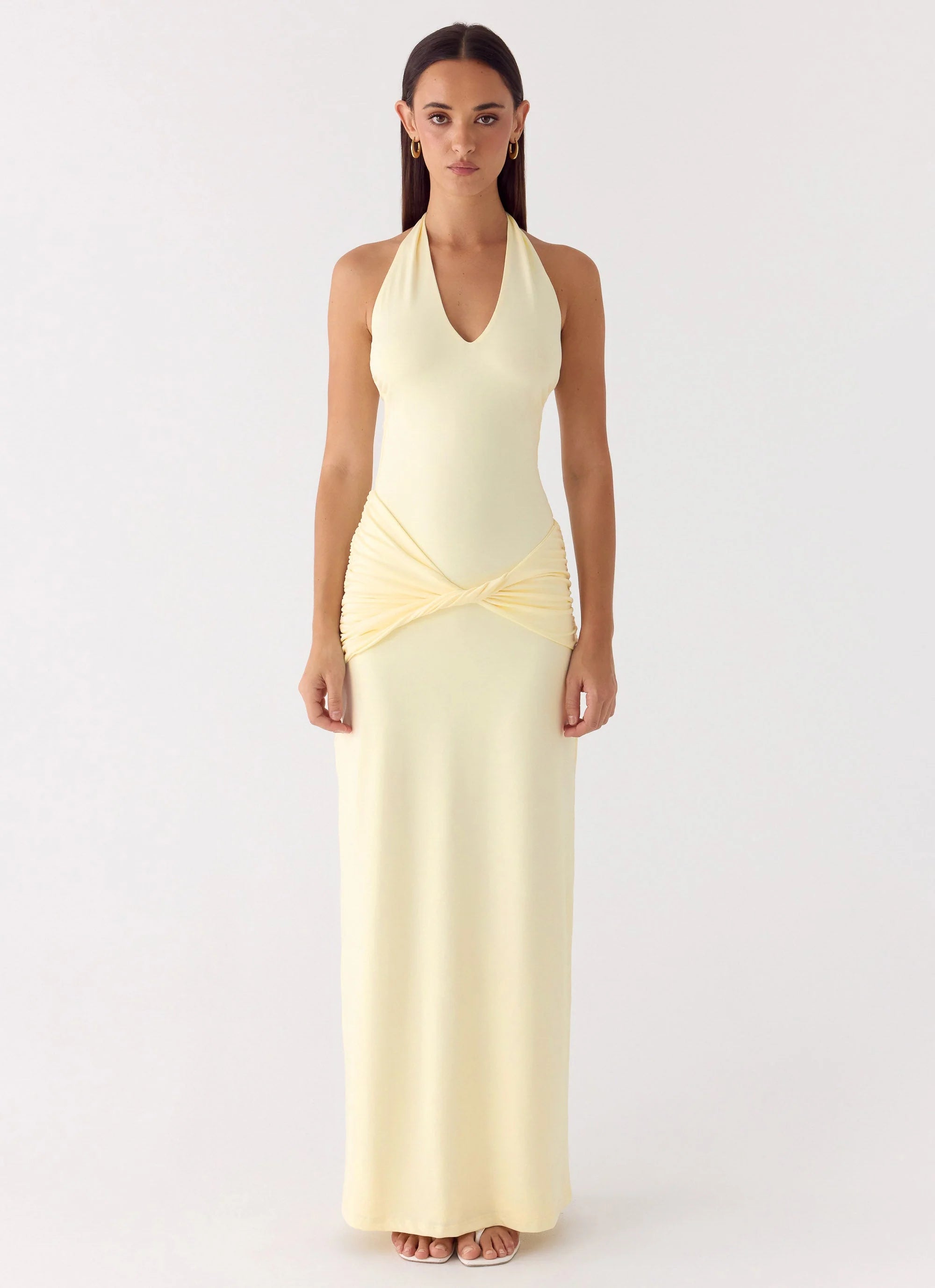 Maribelle Maxi Dress Lemon