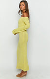 Romie Yellow Knit Maxi Skirt