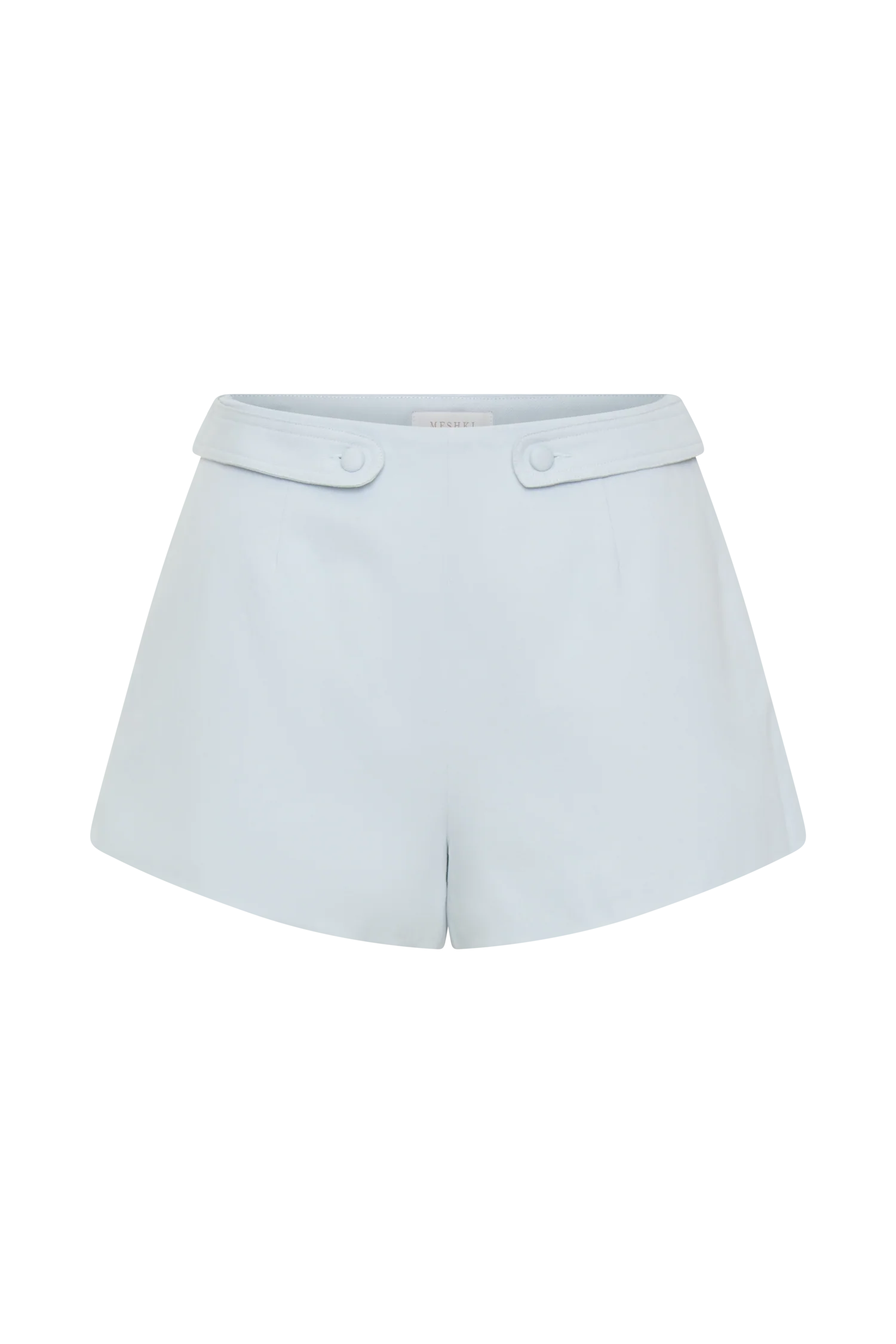 Josephine Cotton Shorts With Waistbands Ice Blue