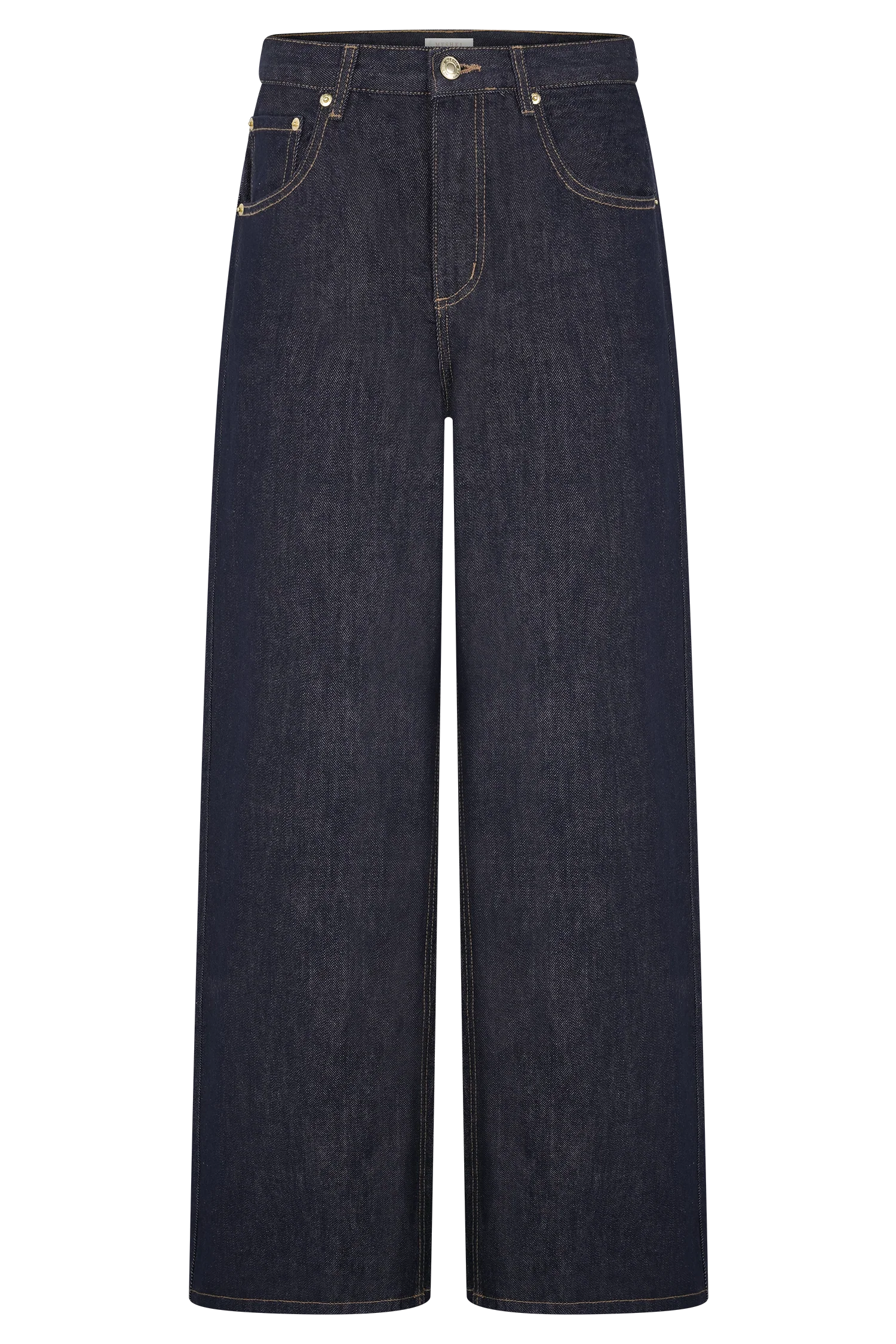 Mannon Mid Rise Denim Jeans Washed Indigo Blue