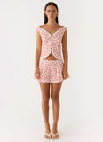 Anja Mini Skirt Porcelain Rose