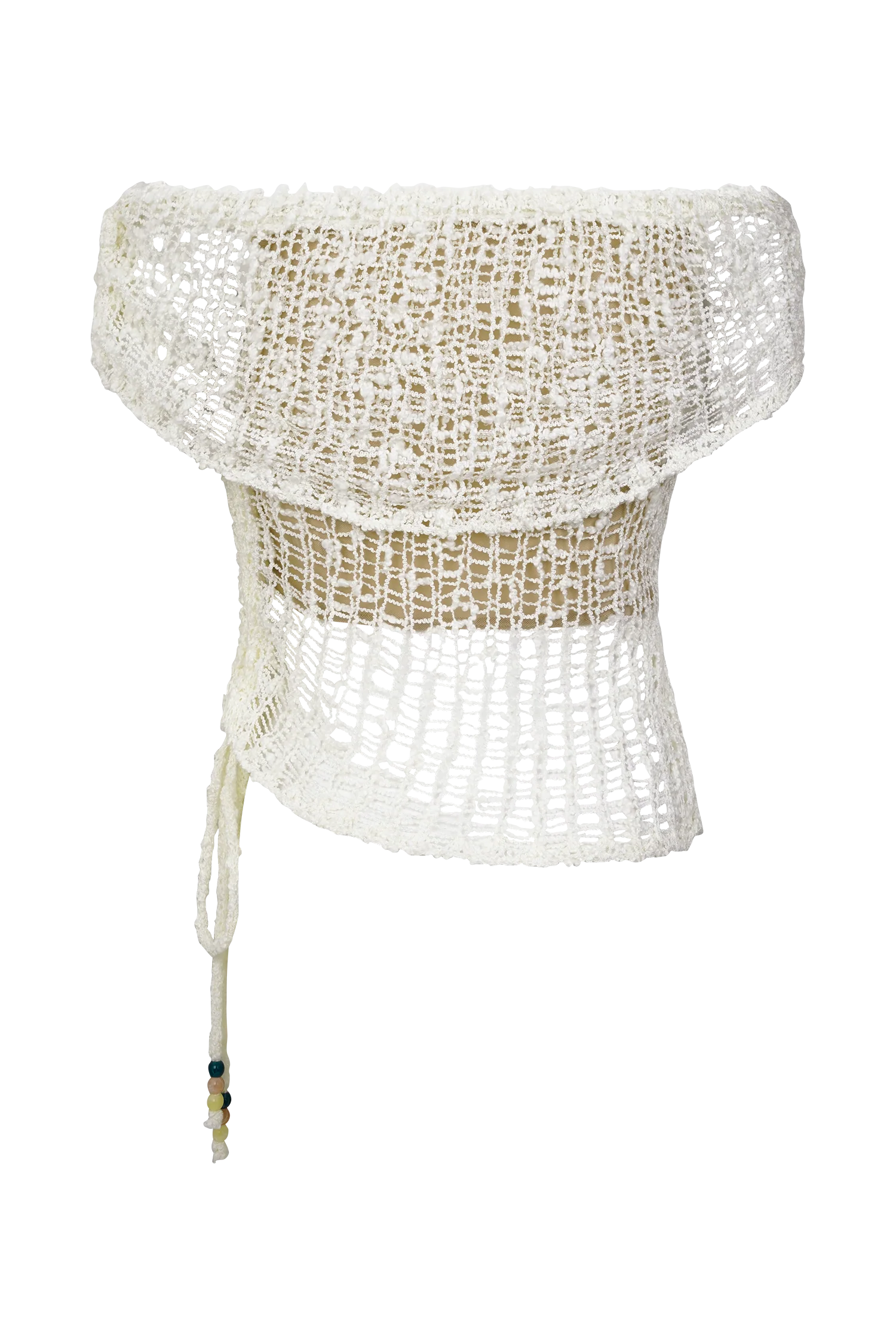 Cordelia Off Shoulder Knit Top Ivory