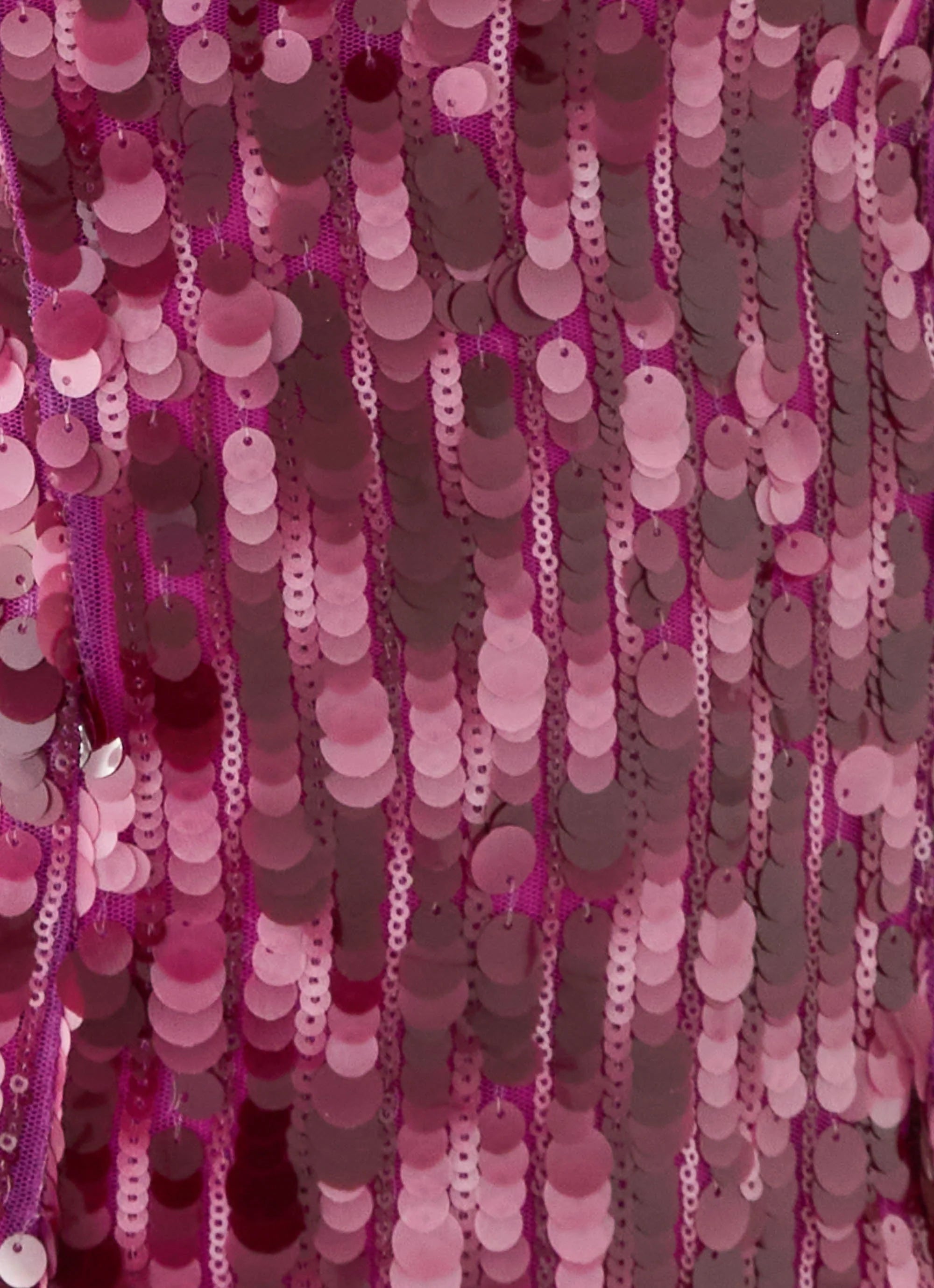 Seliora Sequin Mini Dress Plum
