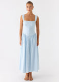 Emmalina Midi Dress Blue