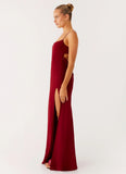 Alouette Maxi Dress Burgundy