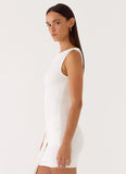 Everly Mini Dress White