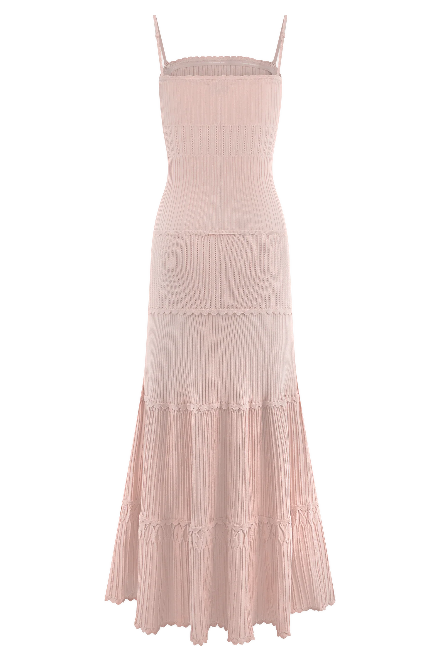 Finley Pointelle Knit Maxi Dress Baby Pink