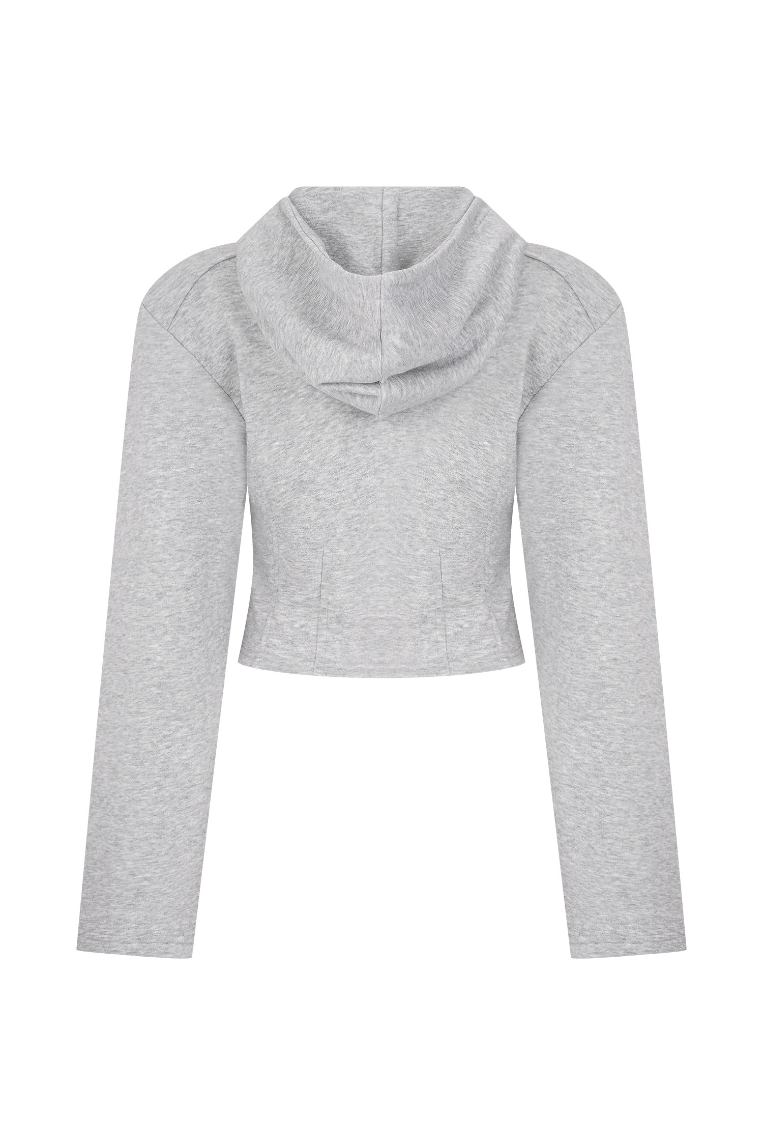 Quinn Zip Up Hoodie Light Grey Marle