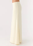 Like A Flower Maxi Skirt Lemon Yellow