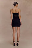 Maryk Mesh Mini Dress Black