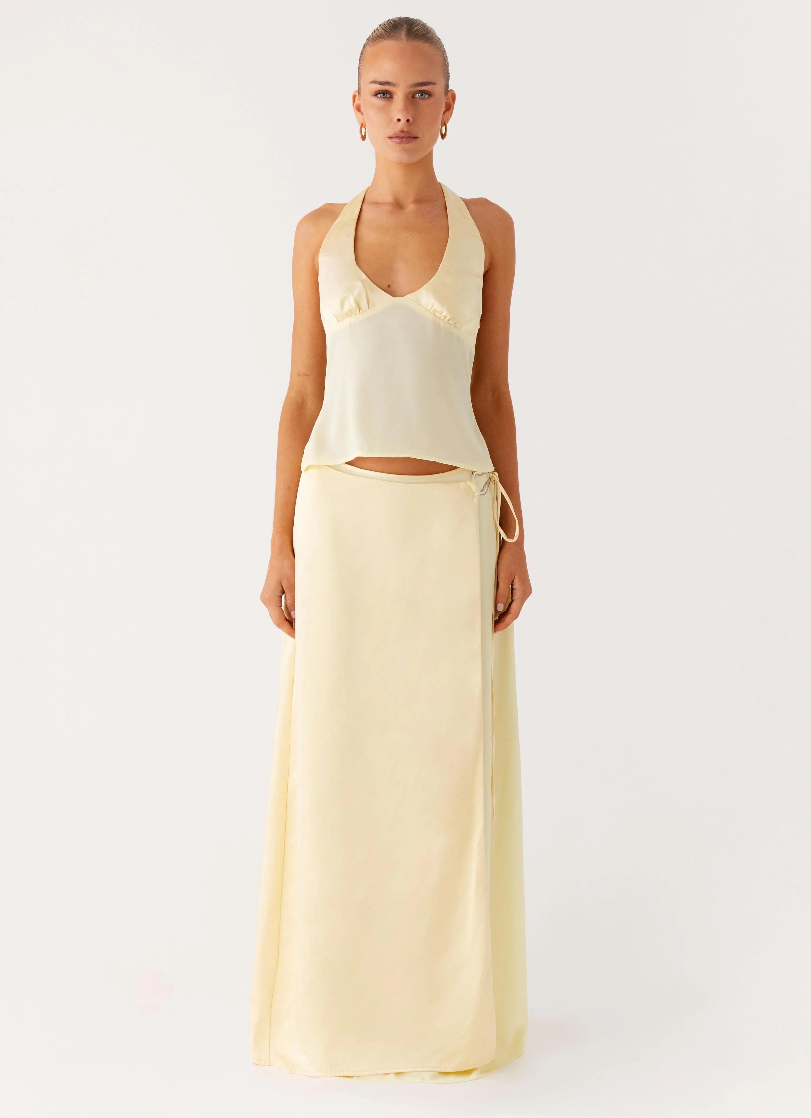 Pollie Halter Top Yellow