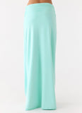 Elisabetta Maxi Skirt Aqua