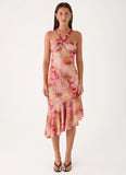 Sinnie Midi Dress Botanic Cheetah