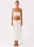 Evi Halterneck Top Ivory