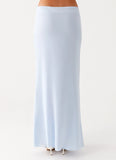 Michaella Chiffon Maxi Skirt Blue