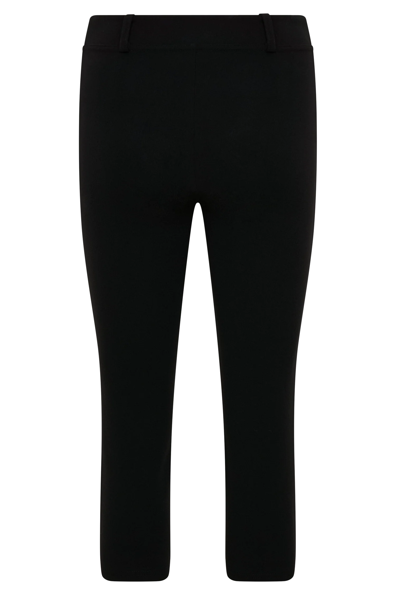Blanca Stretch Crepe Capri Pants Black
