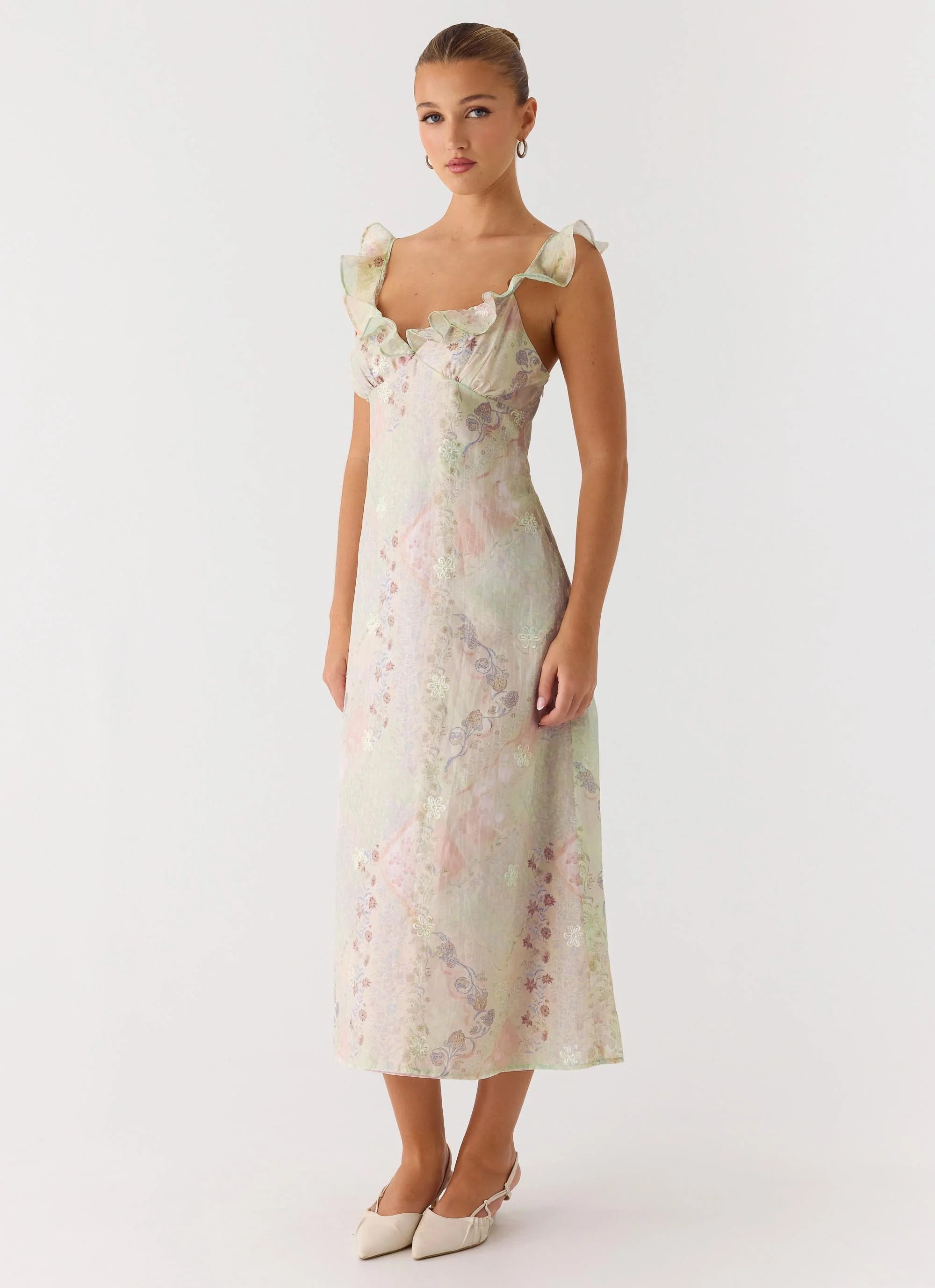 Europa Midi Dress Mystic Paisley
