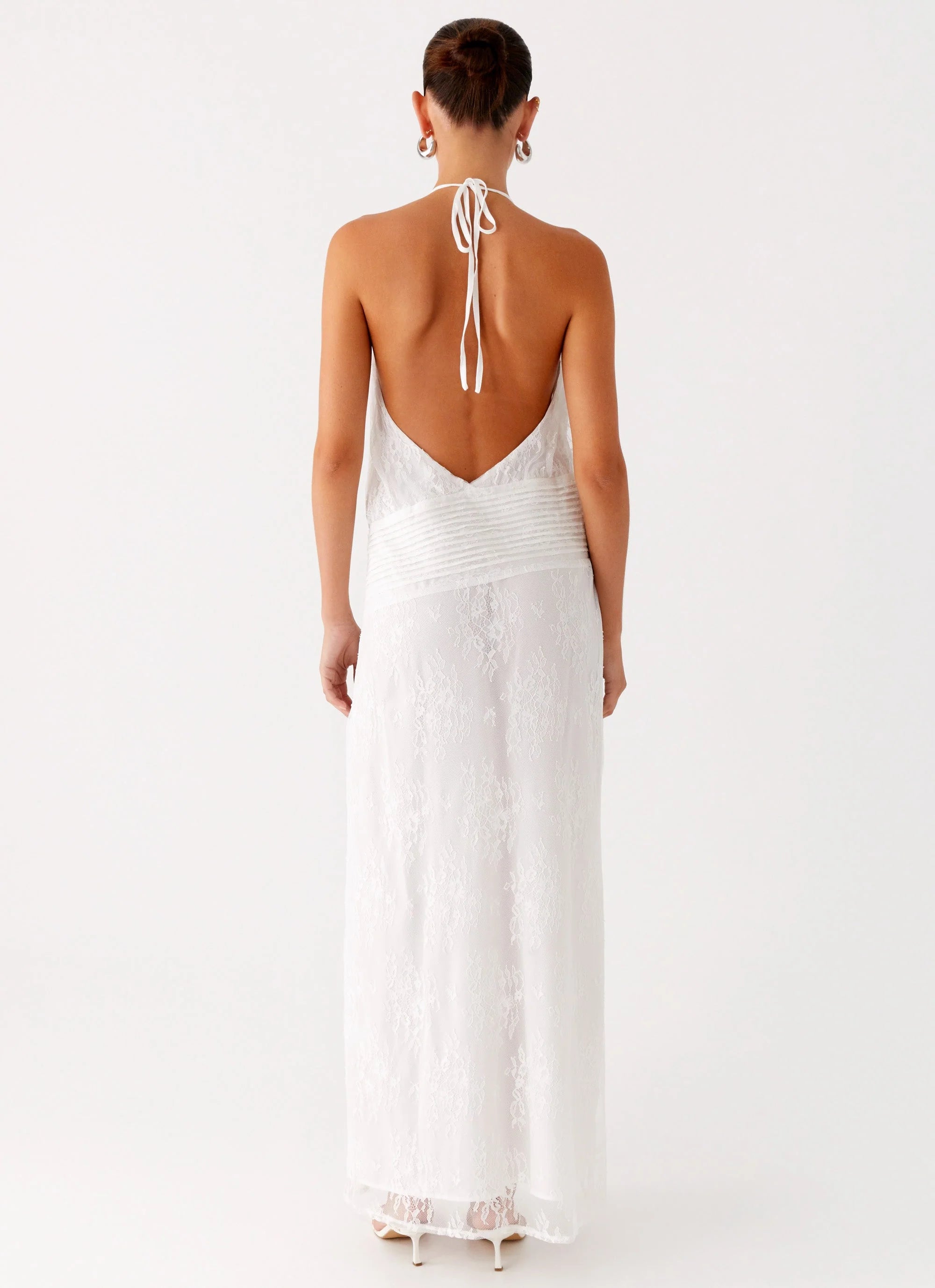 Reinhart Halter Maxi Dress White