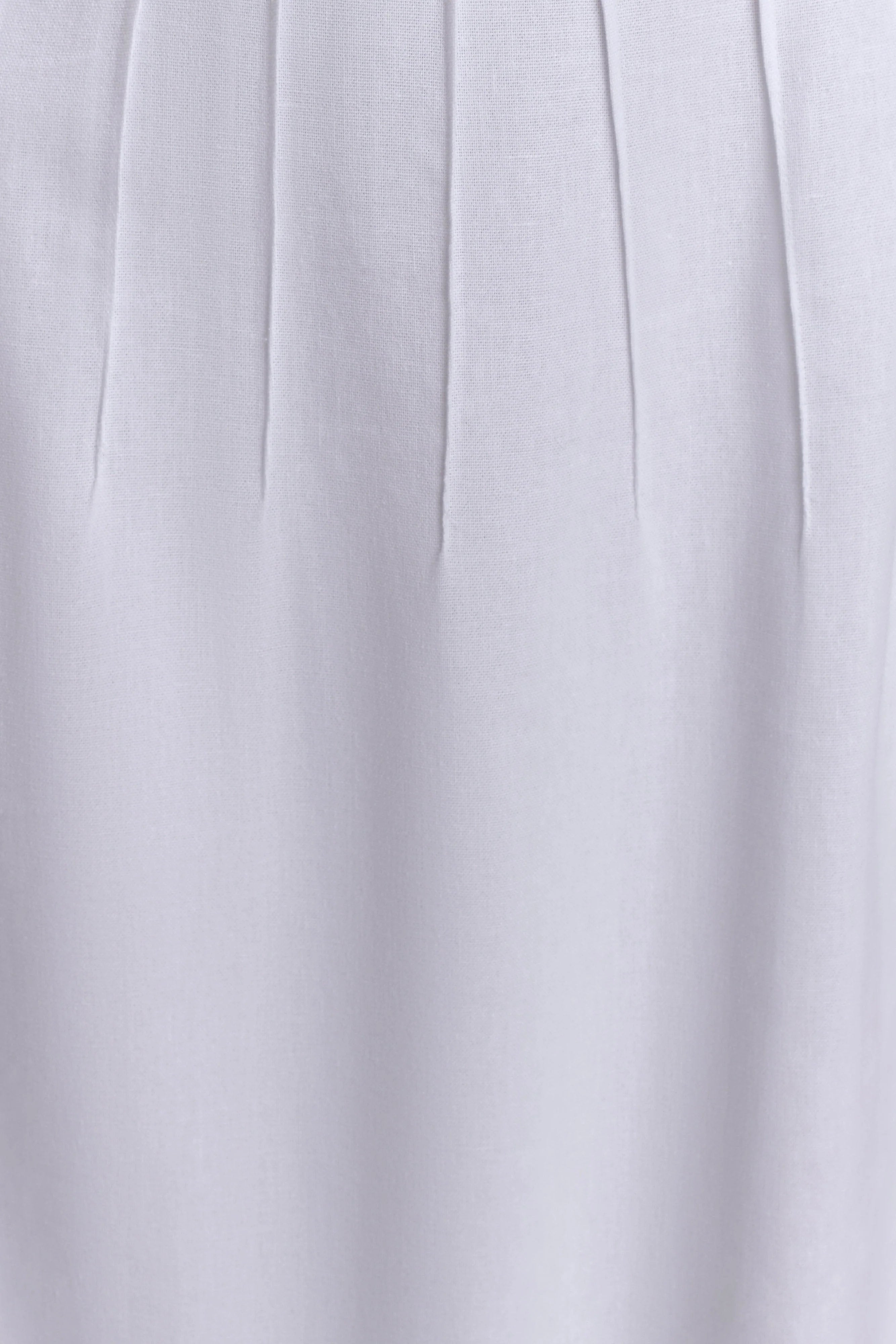 Sofie Pintuck Linen Maxi Dress White