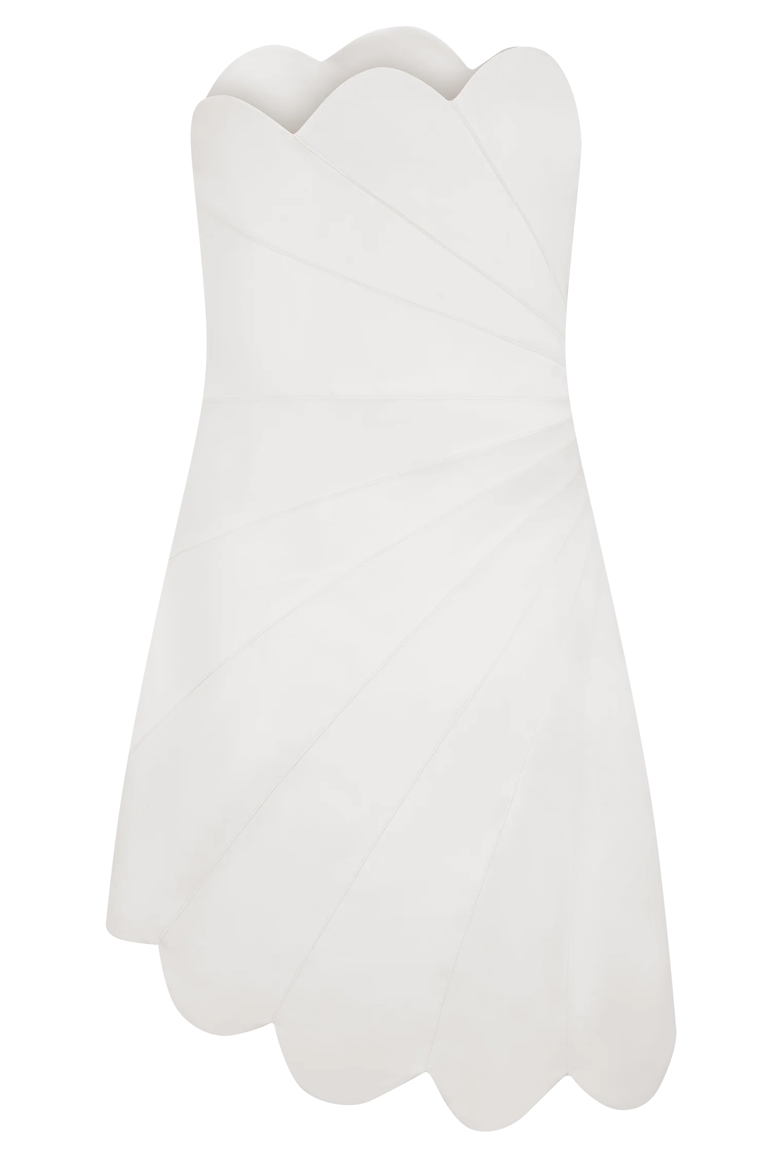 Atenea Satin Mini Dress White
