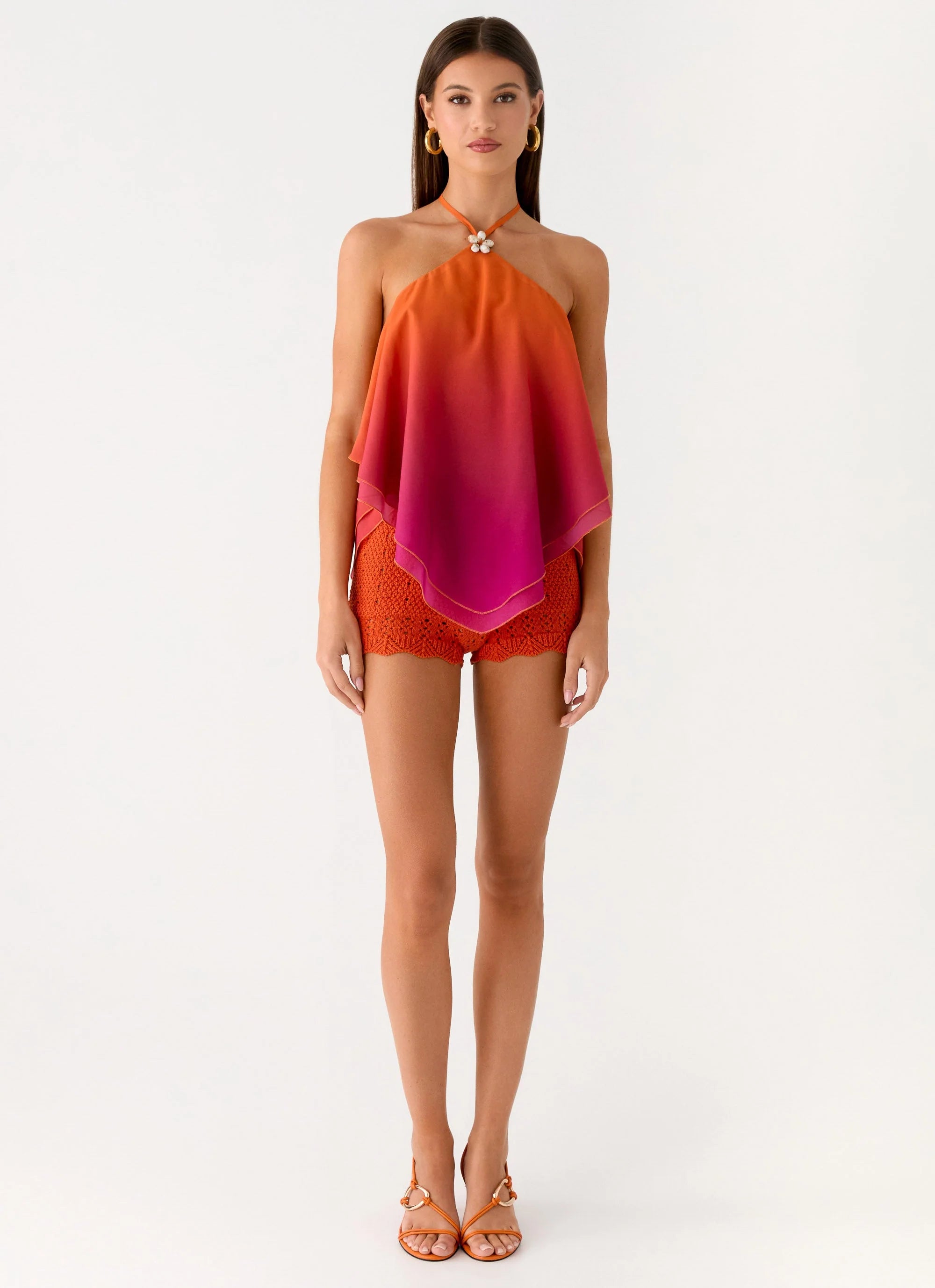 Twin Flame Top Orange