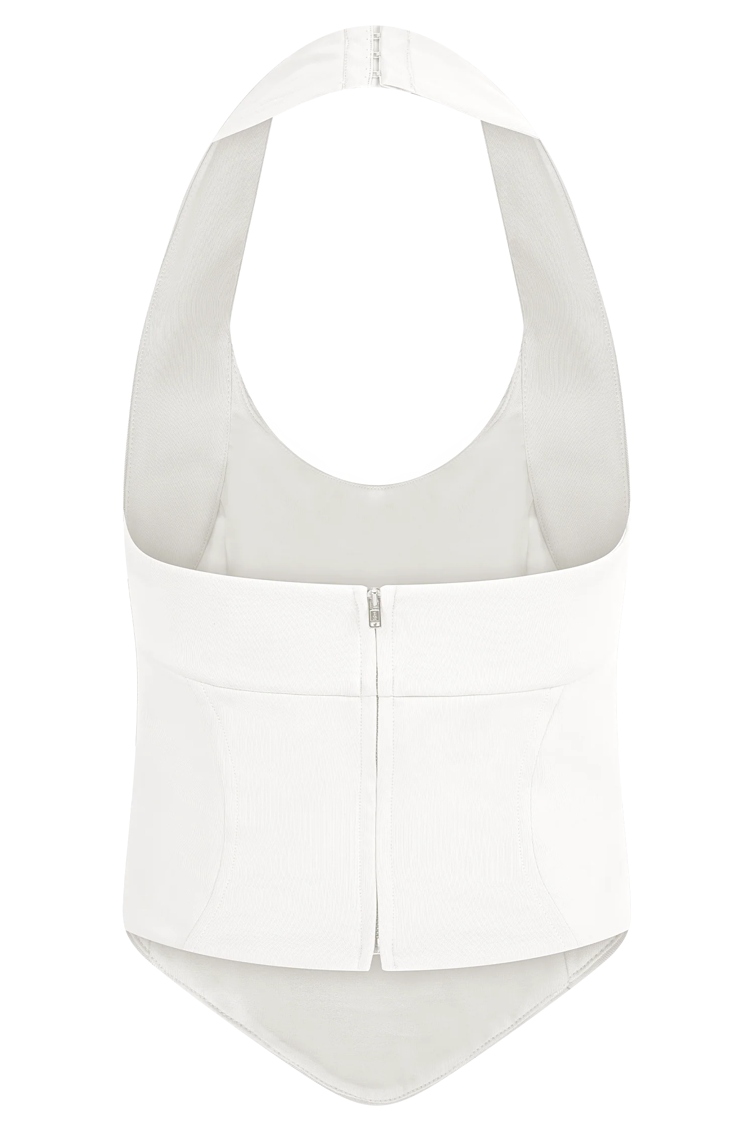 Meadow Corset Halter Top White