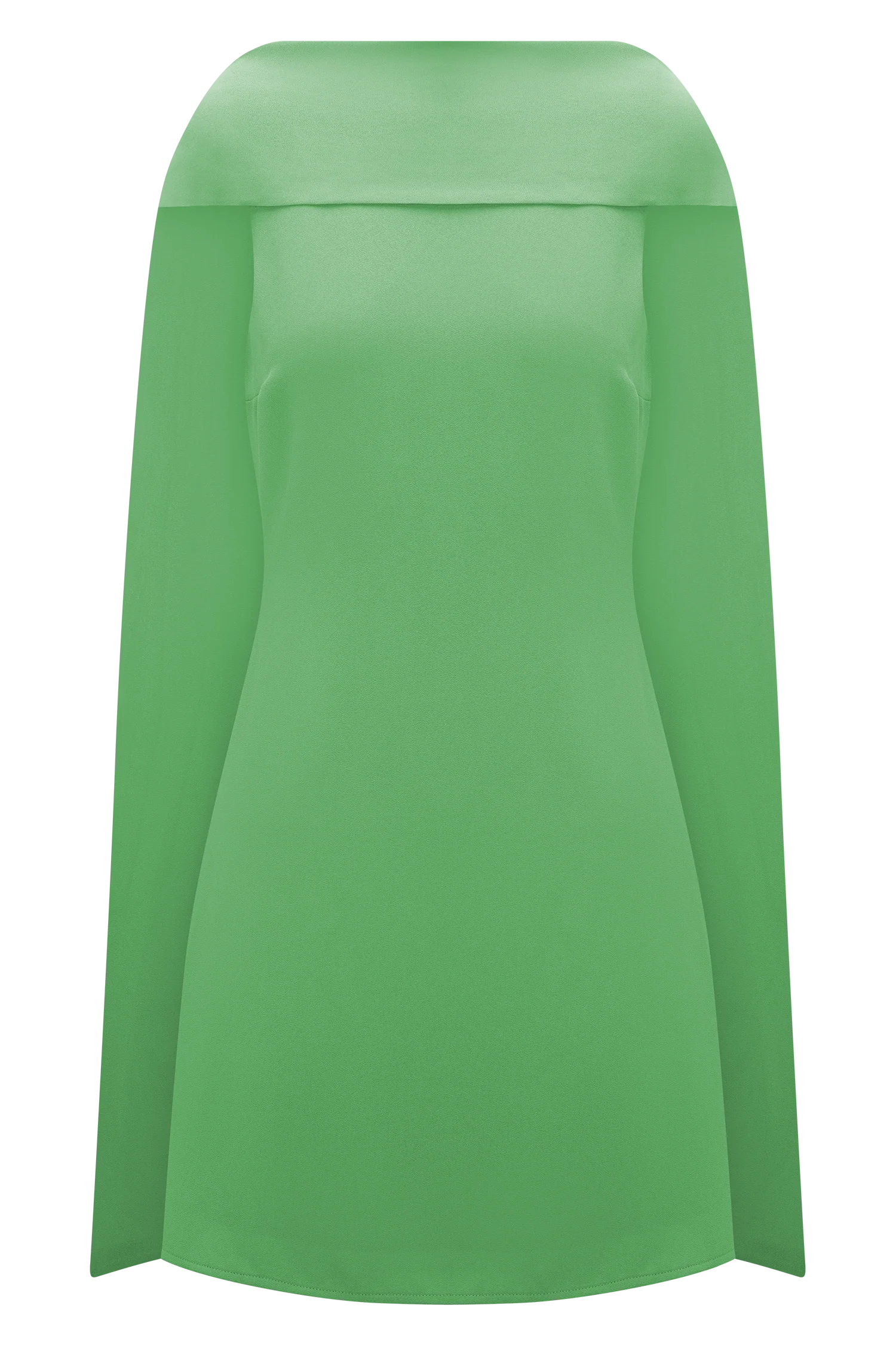 Wynter Scarf Draped Mini Dress Green