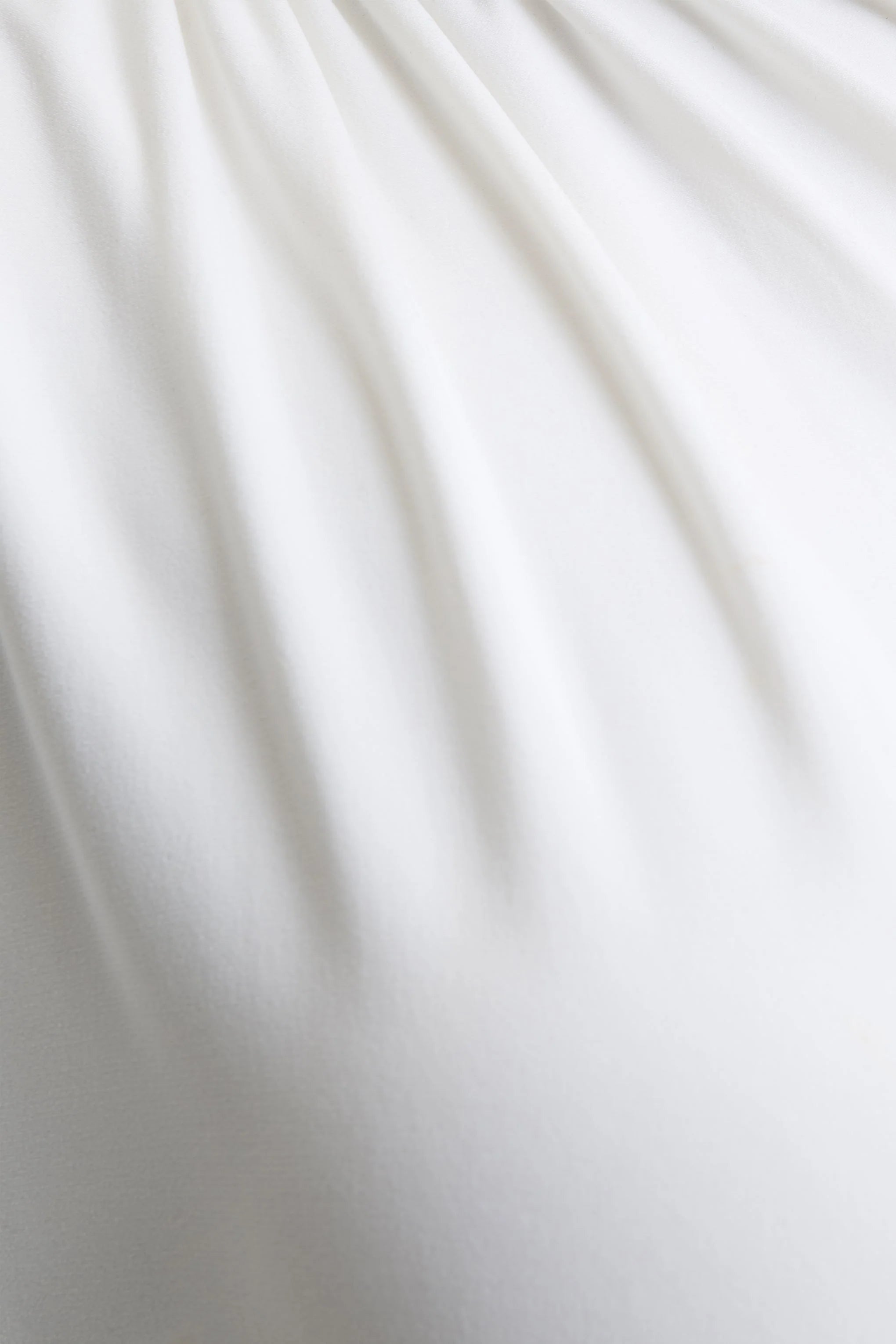 Tropic White High Neck Maxi With Long Cape Sleeve