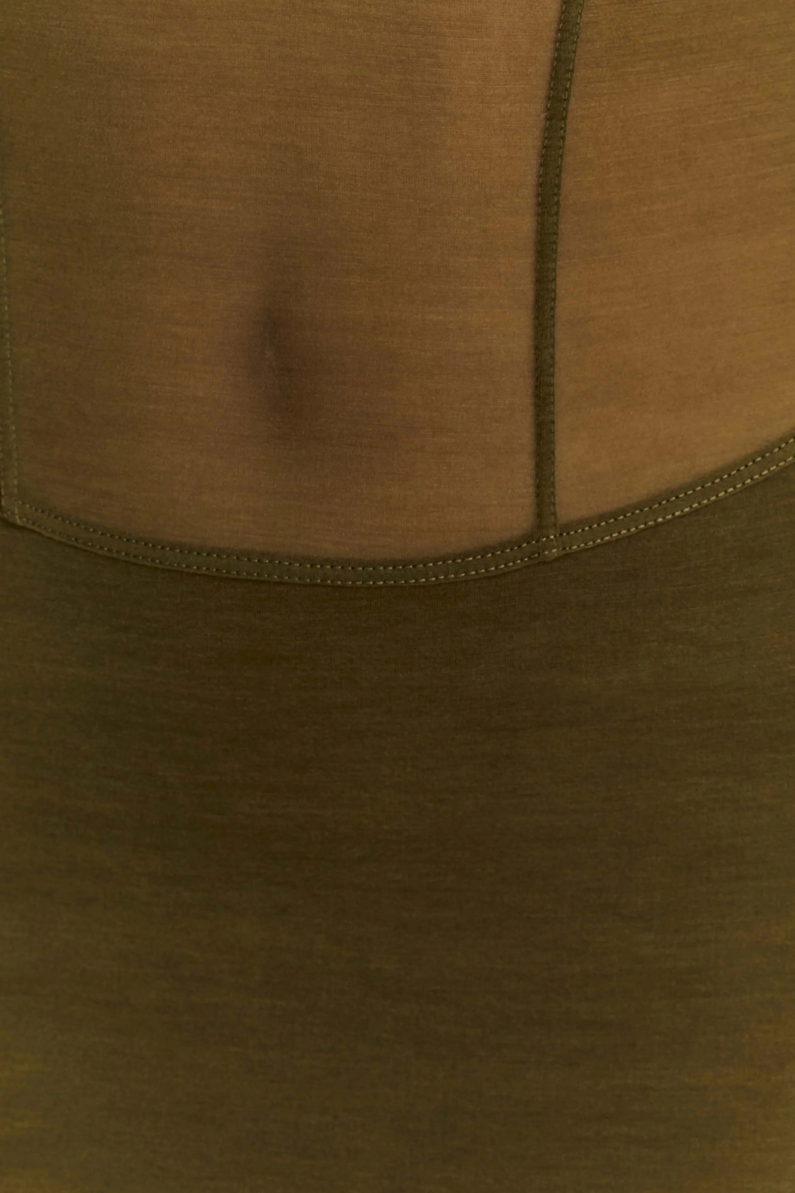 Maryk Mesh Mini Dress Khaki