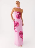 Prim Maxi Dress Pastel Pink